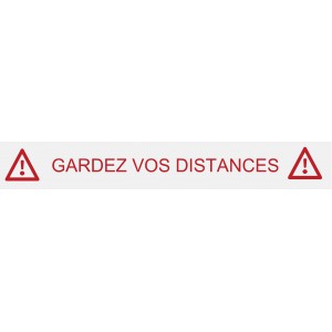 Stickers "gardez vos distances"